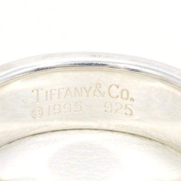 Tiffany & Co Atlas Silver Ring Ring Size 145 Total Weight 61 G - Picture 7 of 7